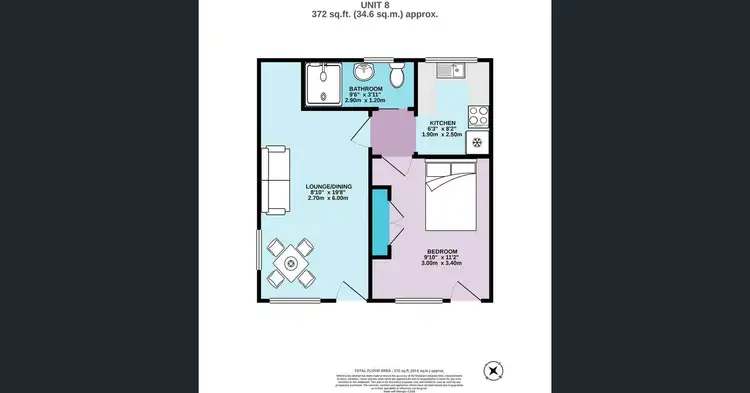 Floorplan of Homely unit listing, 8/4 David Road, Springwood NSW 2777