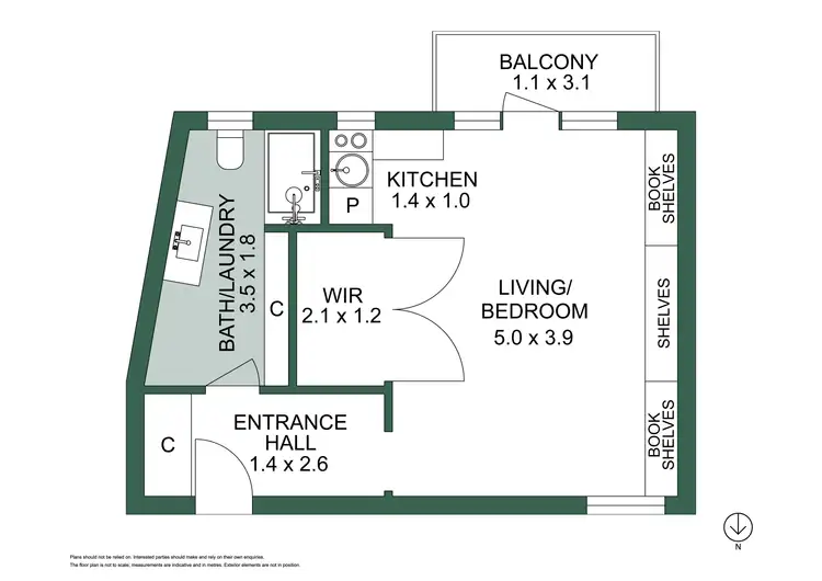 Floorplan of Homely apartment listing, 16/53 Powlett Street, East Melbourne VIC 3002