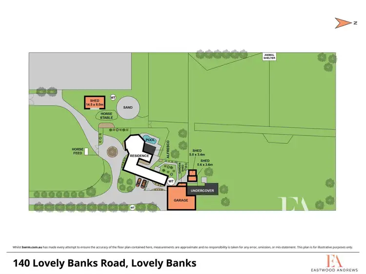 Floorplan of Homely rural property listing, 140 Lovely banks Road, Lovely Banks VIC 3213