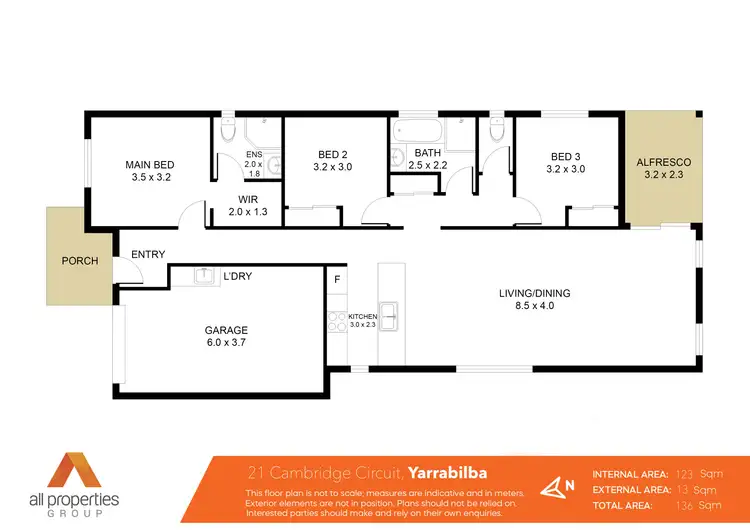 Floorplan of Homely house listing, 21 Cambridge Circuit, Yarrabilba QLD 4207