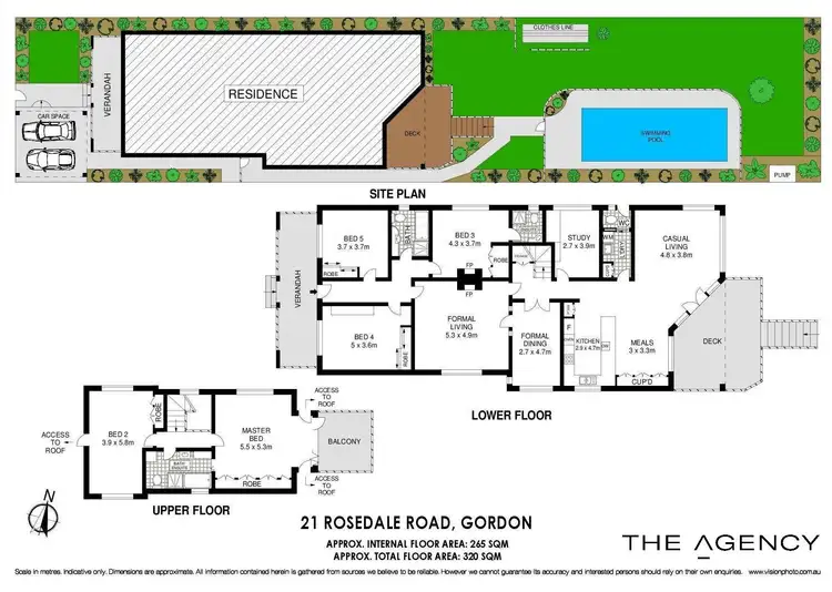 Floorplan of Homely house listing, 21 Rosedale Road, Gordon NSW 2072