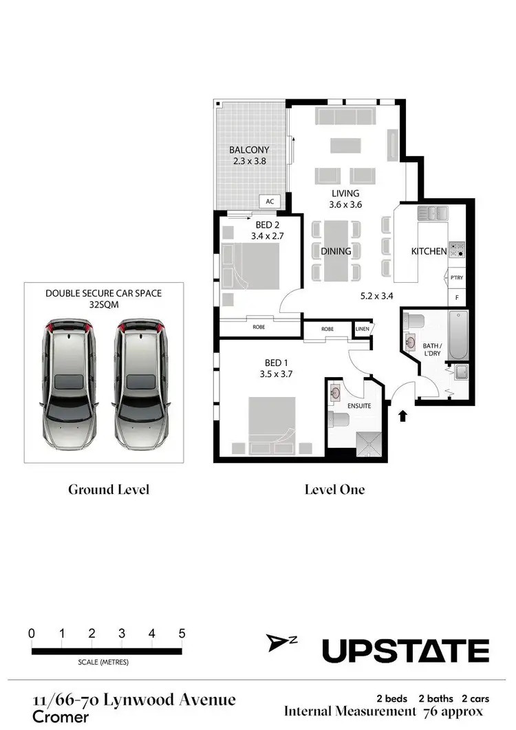 Floorplan of Homely apartment listing, 11/66-70 Lynwood Avenue, Cromer NSW 2099