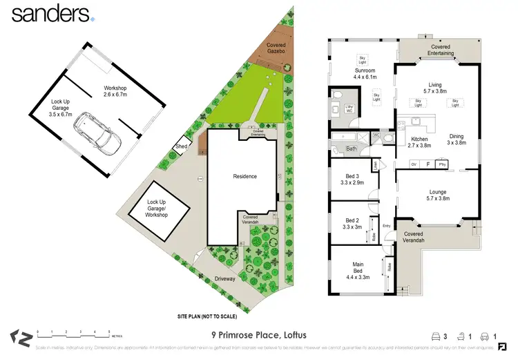 Floorplan of Homely house listing, 9 Primrose Place, Loftus NSW 2232