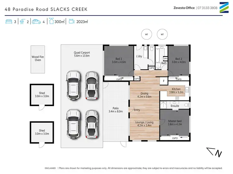 Floorplan of Homely house listing, 48 Paradise Road, Slacks Creek QLD 4127