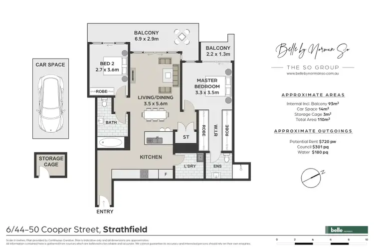 Floorplan of Homely apartment listing, 6/44-50 Cooper Street, Strathfield NSW 2135