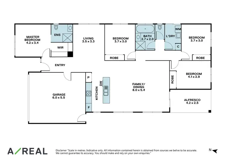 Floorplan of Homely house listing, 53 Grassbird Drive, Point Cook VIC 3030