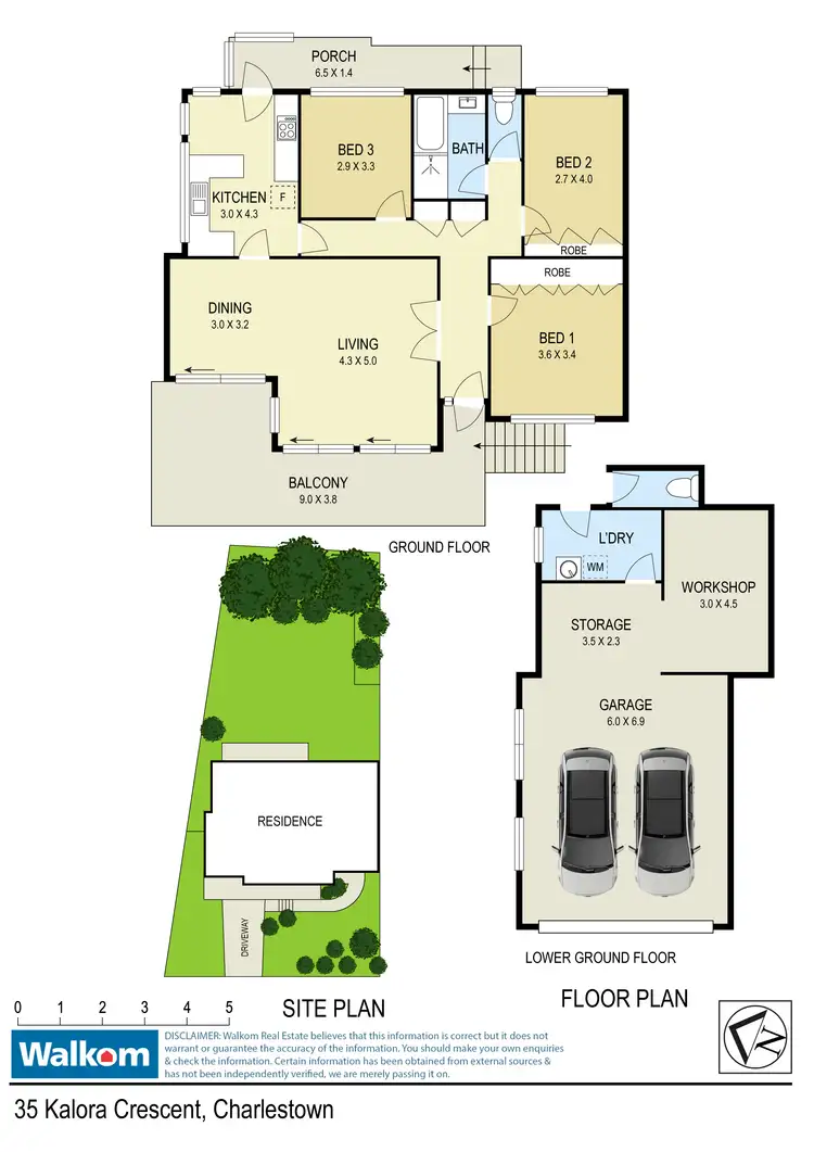 Floorplan of Homely house listing, 35 Kalora Crescent, Charlestown NSW 2290