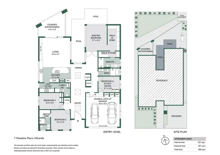 Floorplan of Homely house listing, 7 Meadow Place, Miranda NSW 2228