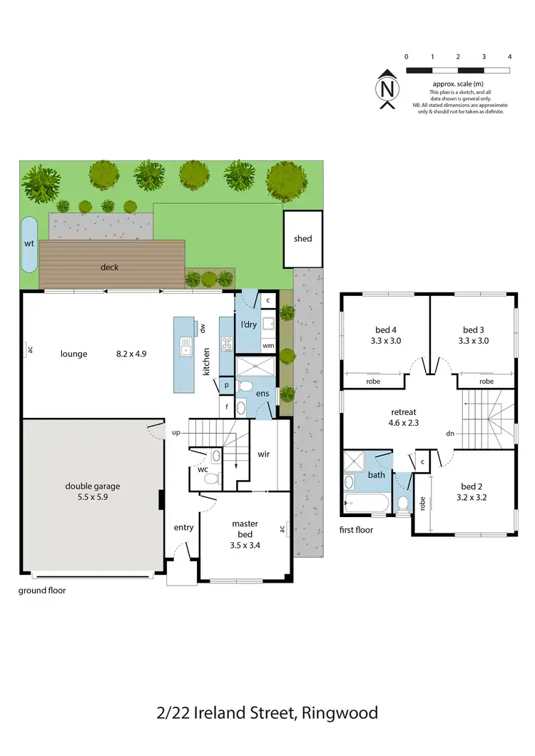 Floorplan of Homely townhouse listing, 2/22 Ireland Street, Ringwood VIC 3134
