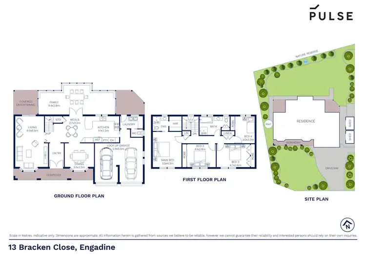 Floorplan of Homely house listing, 13 Bracken Close, Engadine NSW 2233