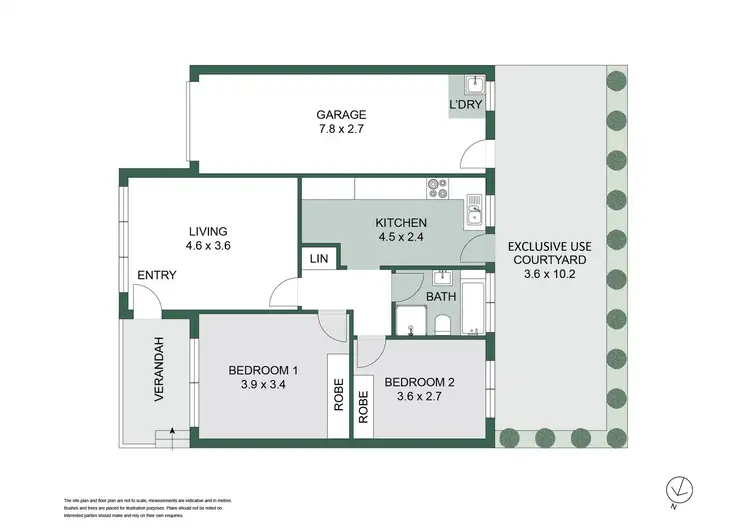 Floorplan of Homely villa listing, 2/27 Gladstone Street, Newport NSW 2106