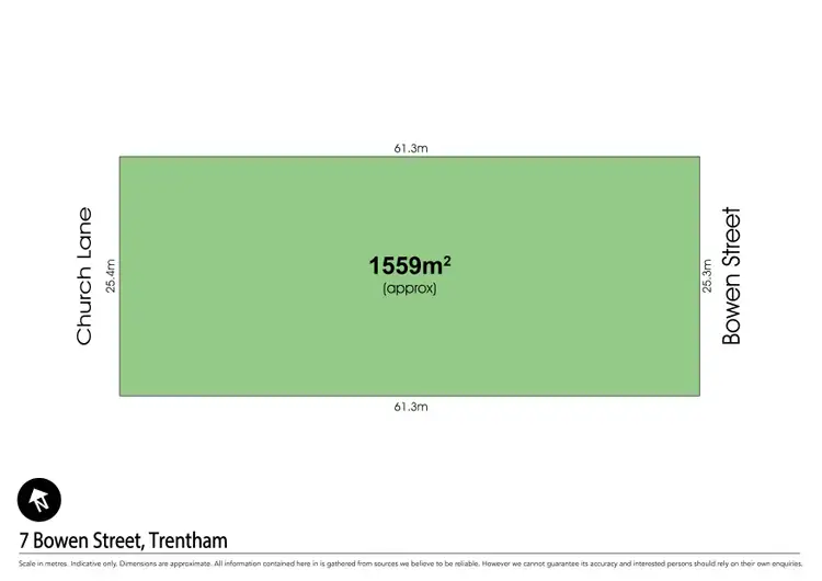 Floorplan of Homely land listing, 7 Bowen Street, Trentham VIC 3458