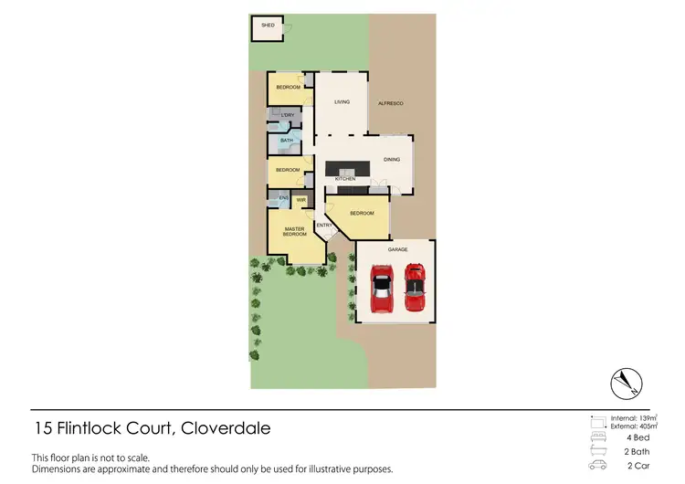 Floorplan of Homely house listing, 15 Flintlock Court, Cloverdale WA 6105
