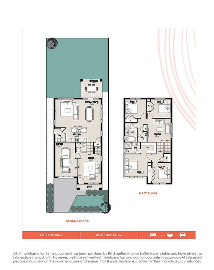 Floorplan of Homely townhouse listing, Address available on request