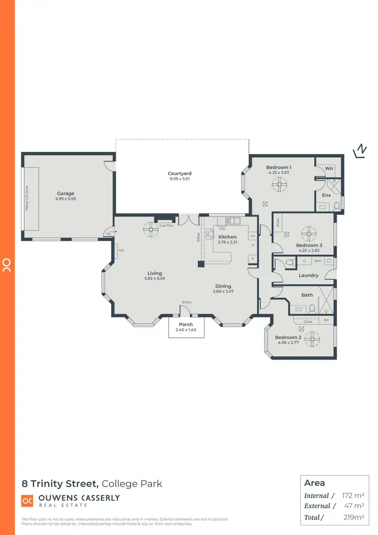 Floorplan of Homely house listing, 8 Trinity Street, College Park SA 5069