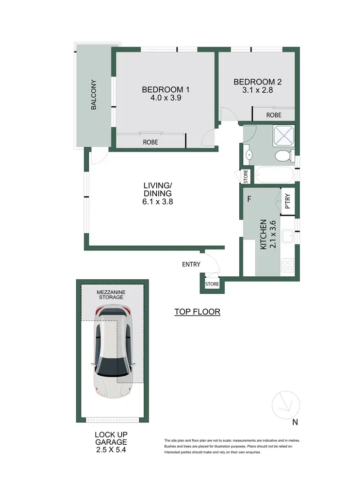 Floorplan of Homely apartment listing, 5/7 Ramsay Street, Collaroy NSW 2097