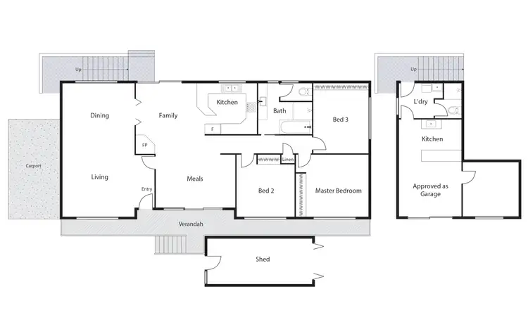 Floorplan of Homely house listing, 32 McCormack Street, Curtin ACT 2605