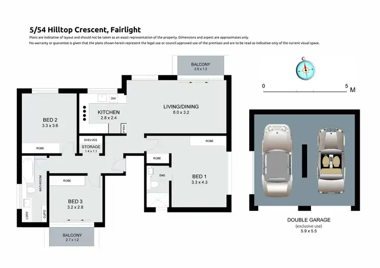 Floorplan of Homely apartment listing, 5/54 Hilltop Crescent, Fairlight NSW 2094