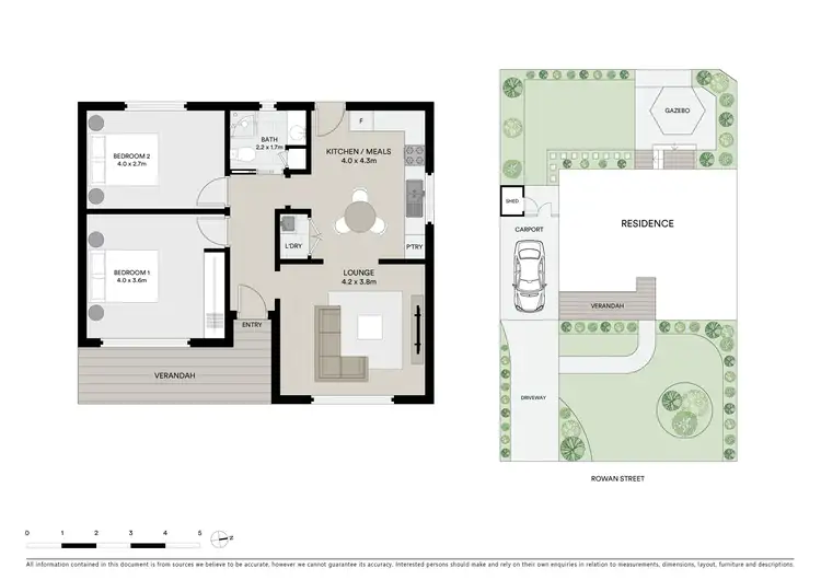 Floorplan of Homely unit listing, 1/7 Rowan Street, Croydon VIC 3136
