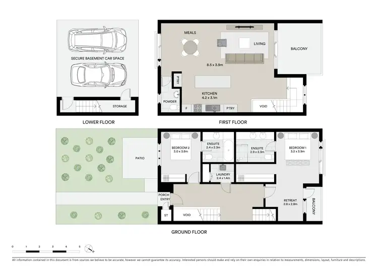 Floorplan of Homely townhouse listing, 22 Oak Court, Chirnside Park VIC 3116