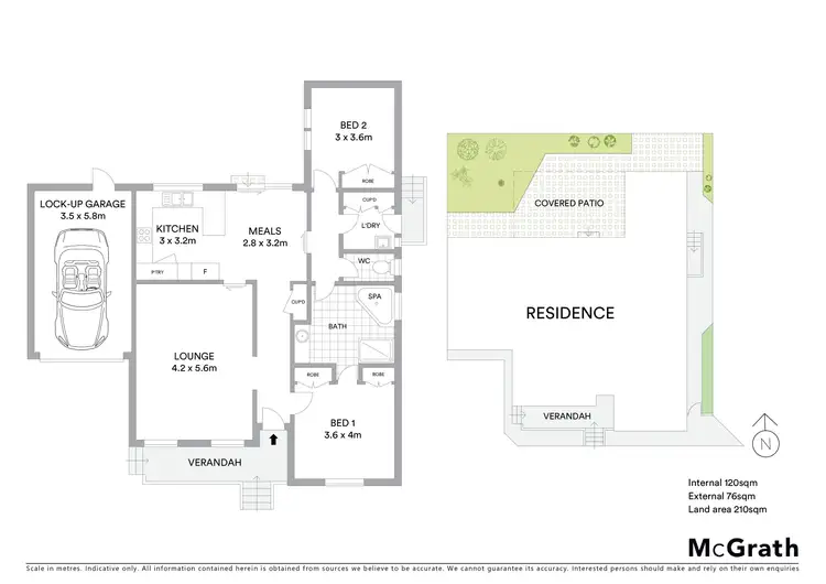 Floorplan of Homely unit listing, 2/30 Branch Road, Bayswater North VIC 3153