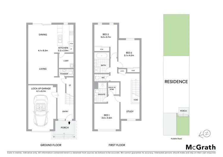 Floorplan of Homely townhouse listing, 23 Hubble Road, Croydon VIC 3136