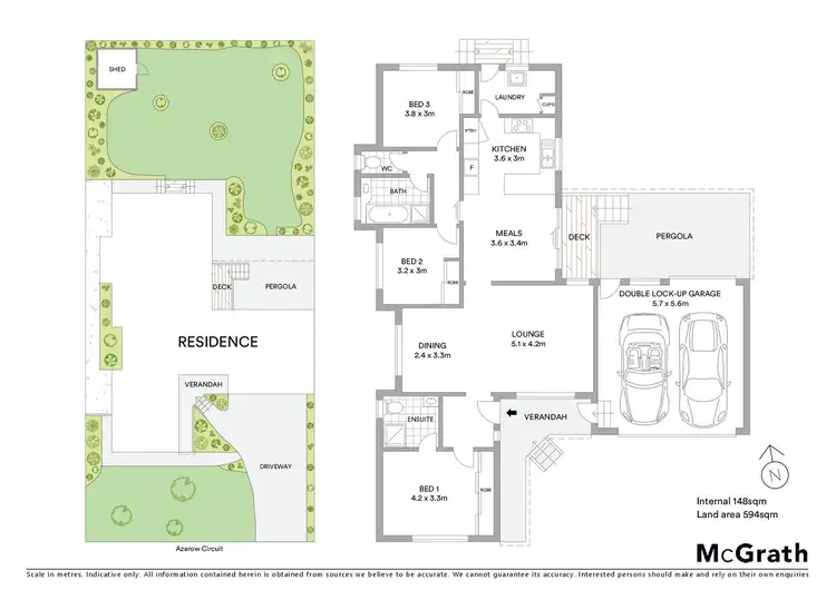 Floorplan of Homely house listing, 22 Azarow Circuit, Croydon South VIC 3136