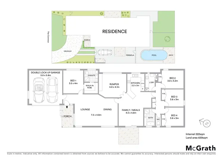 Floorplan of Homely house listing, 6 The Common, Croydon South VIC 3136