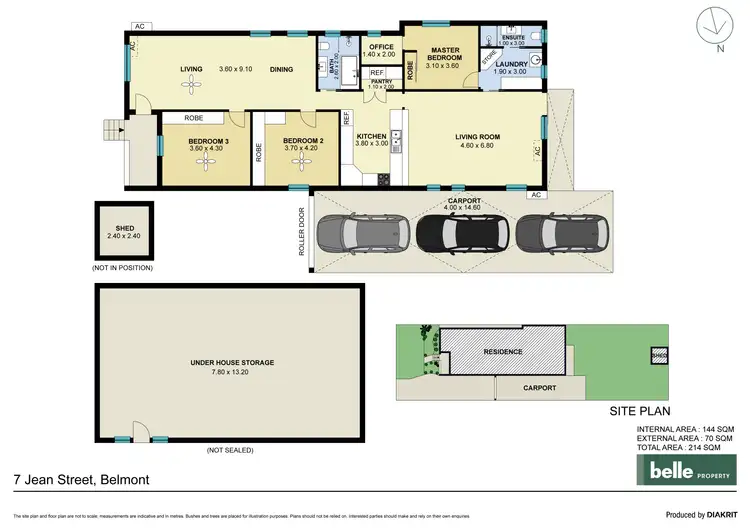 Floorplan of Homely house listing, 7 Jean Street, Belmont NSW 2280