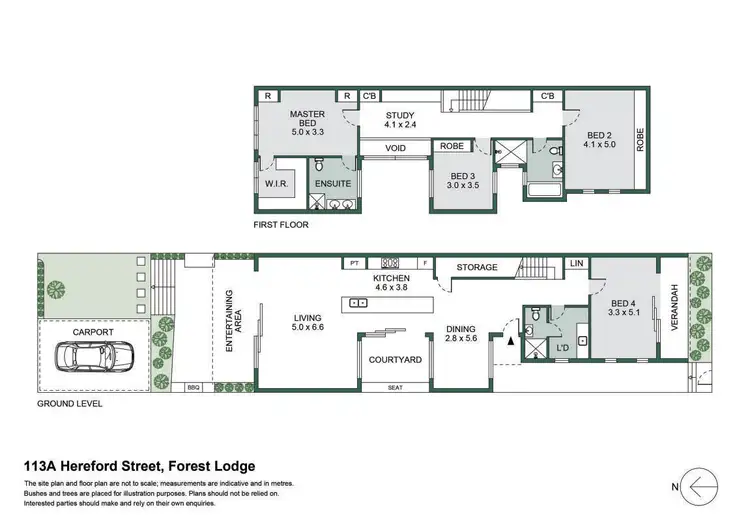 Floorplan of Homely house listing, 113a Hereford Street, Forest Lodge NSW 2037