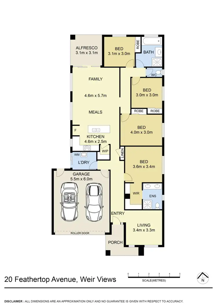 Floorplan of Homely house listing, 20 Feathertop Avenue, Weir Views VIC 3338
