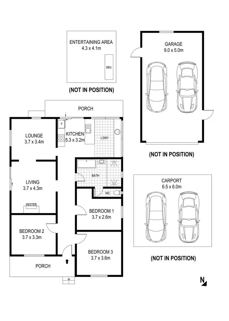 Floorplan of Homely house listing, 203 Upper California Gully Road, Eaglehawk VIC 3556