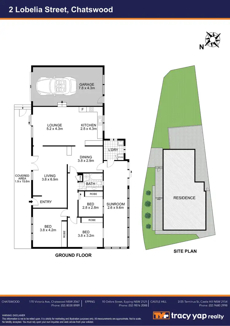 Floorplan of Homely house listing, 2 Lobelia Street, Chatswood NSW 2067