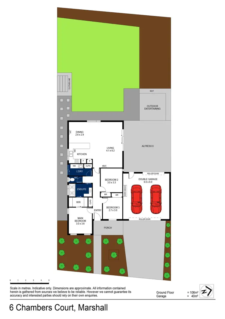 Floorplan of Homely house listing, 6 Chambers Court, Marshall VIC 3216