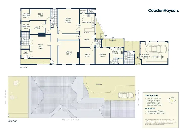 Floorplan of Homely house listing, 11 Percival Road, Stanmore NSW 2048