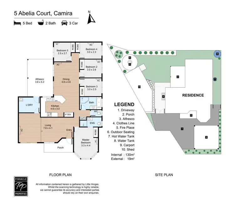 Floorplan of Homely house listing, 5 Abelia Court, Camira QLD 4300