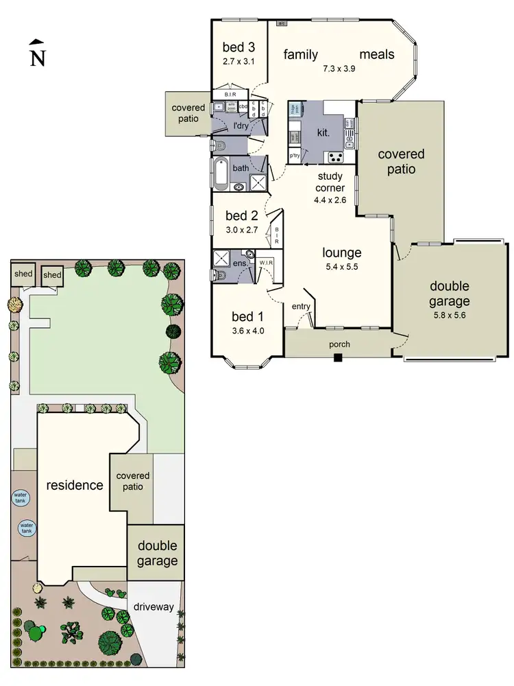 Floorplan of Homely house listing, 118 The Gateway, Lilydale VIC 3140