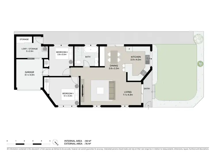 Floorplan of Homely villa listing, 1/20 Cogra Road, Woy Woy NSW 2256