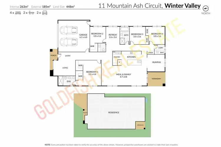 Floorplan of Homely house listing, 11 Mountain Ash Circuit, Winter Valley VIC 3358