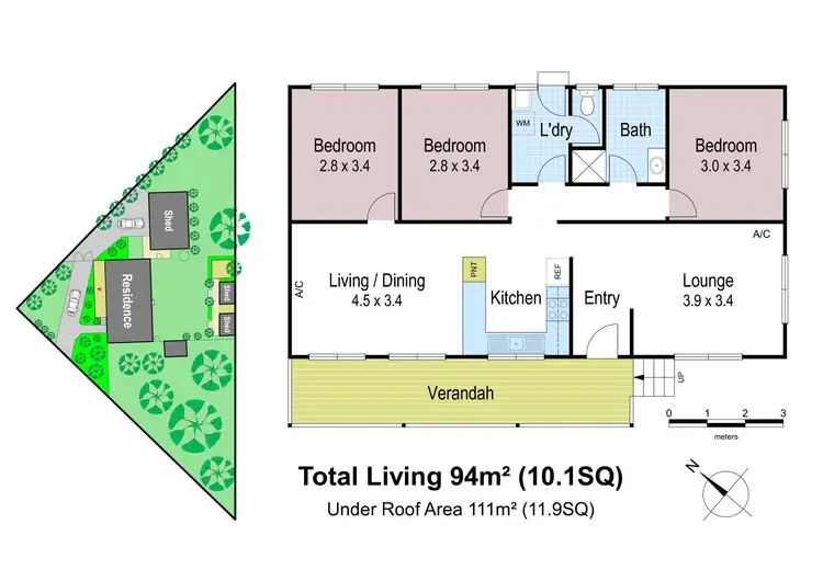 Floorplan of Homely house listing, 1 Harper Street, Drouin VIC 3818