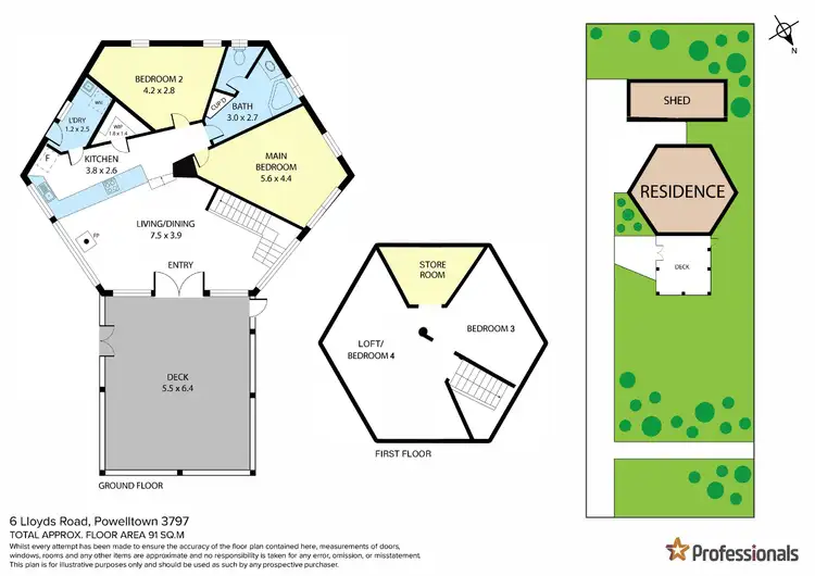 Floorplan of Homely house listing, 6 Lloyds Road, Powelltown VIC 3797