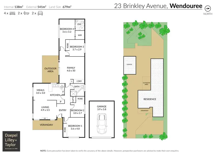 Floorplan of Homely house listing, 23 Brinkley Avenue, Wendouree VIC 3355