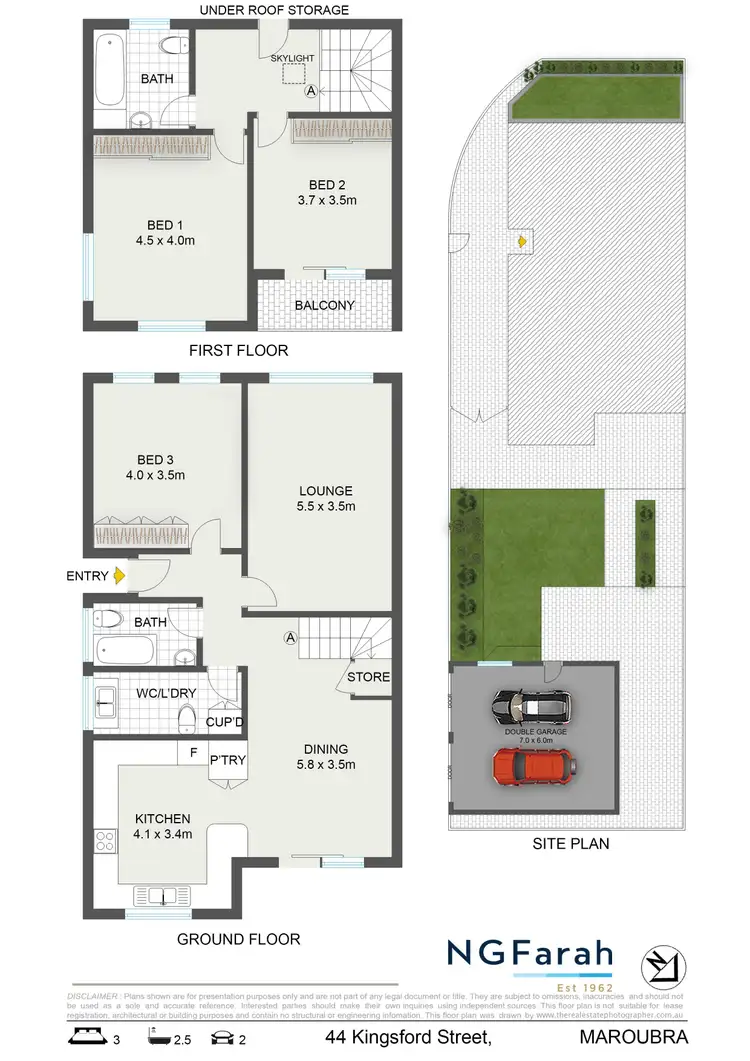 Floorplan of Homely house listing, 44 Kingsford Street, Maroubra NSW 2035
