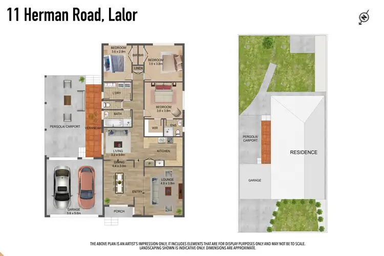 Floorplan of Homely house listing, 11 Herman Road, Lalor VIC 3075