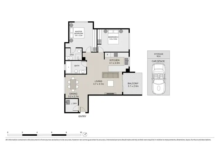 Floorplan of Homely apartment listing, 3/16 Curzon Street, Ryde NSW 2112
