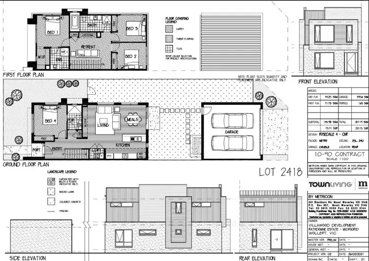 Floorplan of Homely house listing, 22 Lamington Walk, Wollert VIC 3750