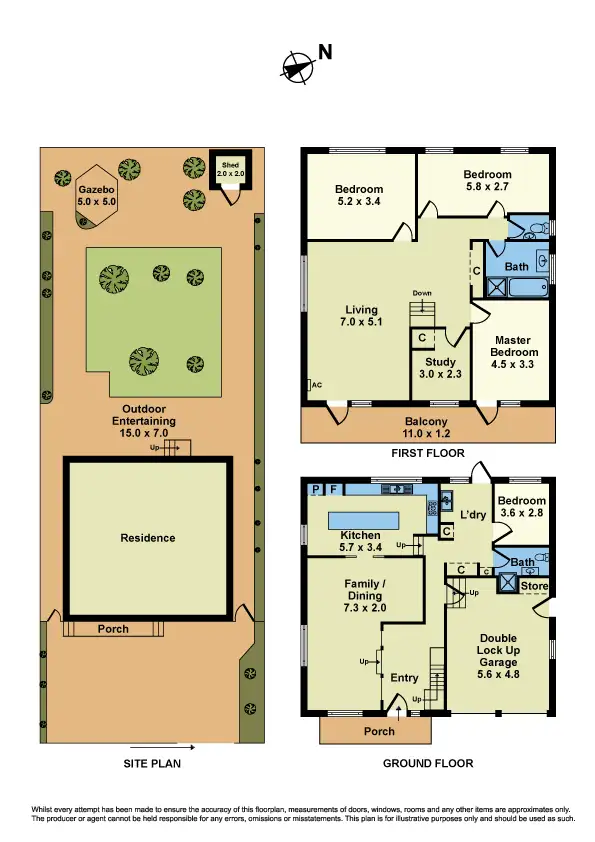 Floorplan of Homely house listing, 11 Kathleen Court, Sunshine VIC 3020