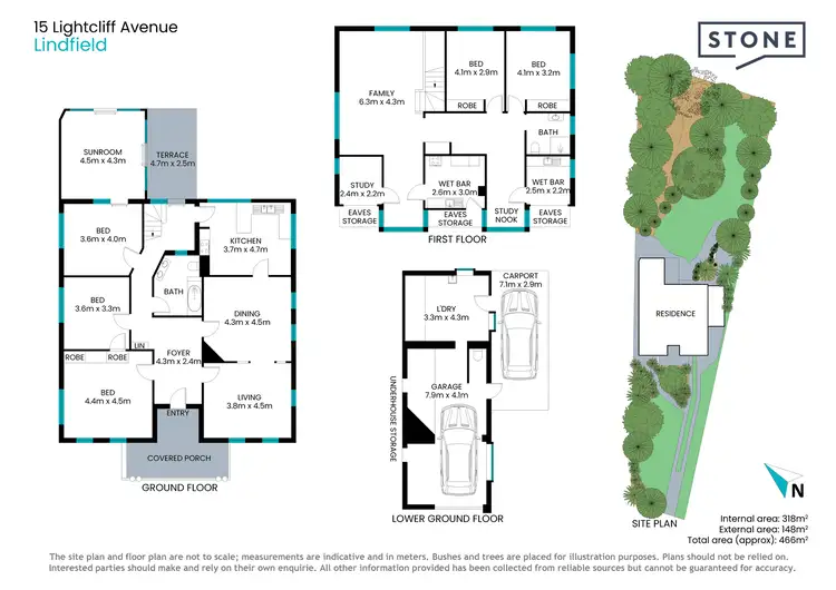 Floorplan of Homely house listing, 15 Lightcliff Avenue, Lindfield NSW 2070