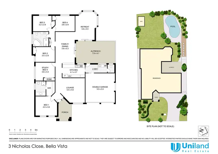 Floorplan of Homely house listing, 3 Nicholas Close, Bella Vista NSW 2153