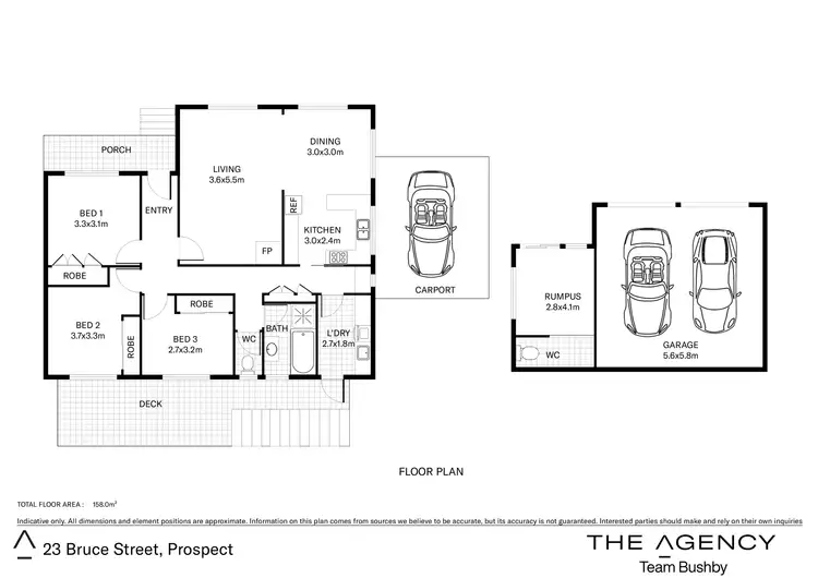 Floorplan of Homely house listing, 23 Bruce Street, Prospect TAS 7250